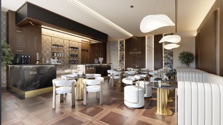 Cafe and bar at Regalia, Airport Residential Accra