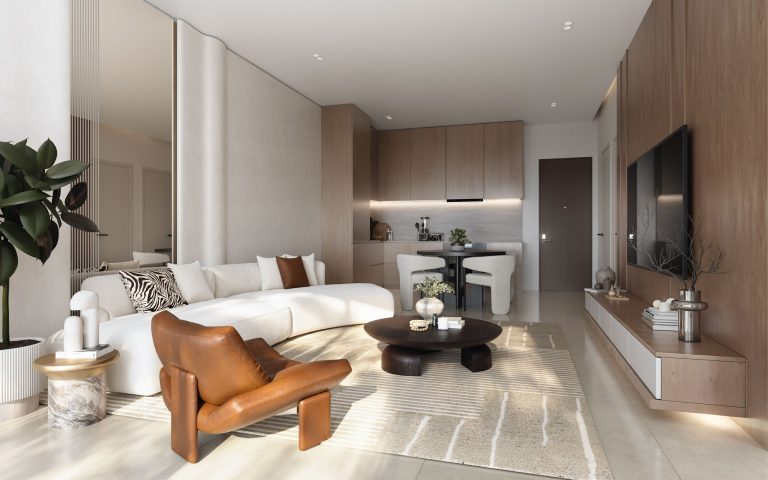 Living room at Regalia, Airport Residential Accra