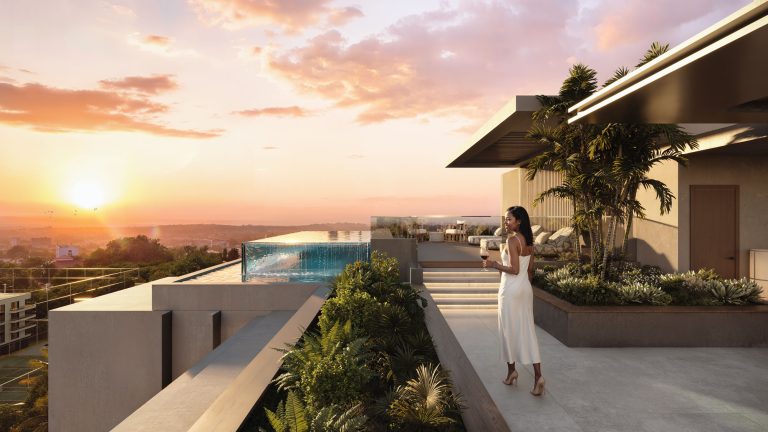Rooftop pool at Regalia, Airport Residential Accra